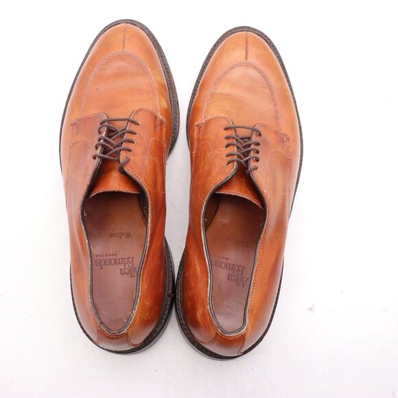 Allen Edmonds Walton Shoes Men\'s 10 D Brown Leather Split Toe Dress Derby USA main image 10